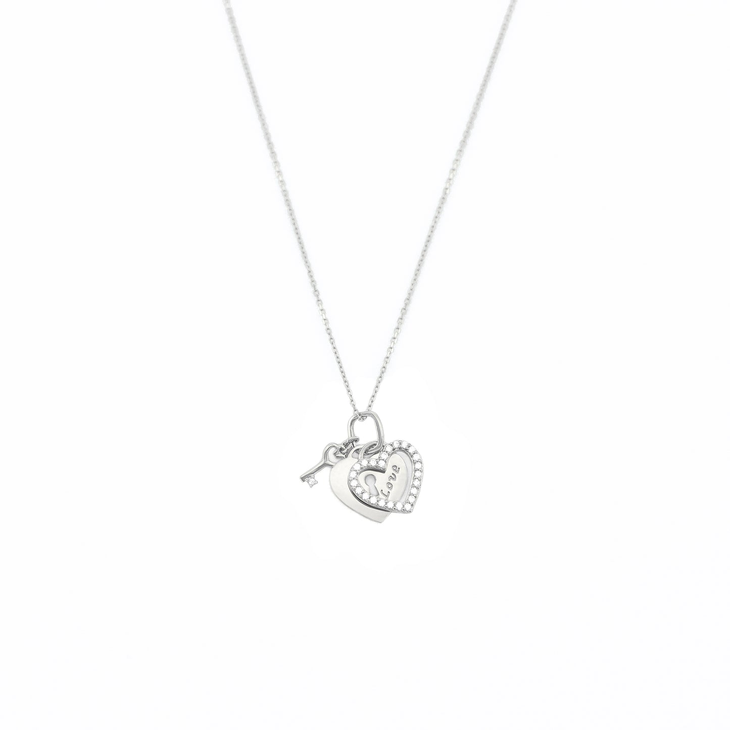 Heart Key Love Necklace
