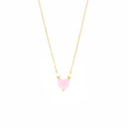 Pink Heart Necklace