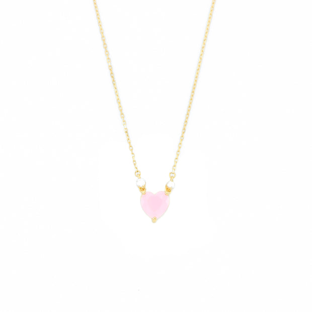 Pink Heart Necklace