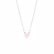 Pink Heart Necklace