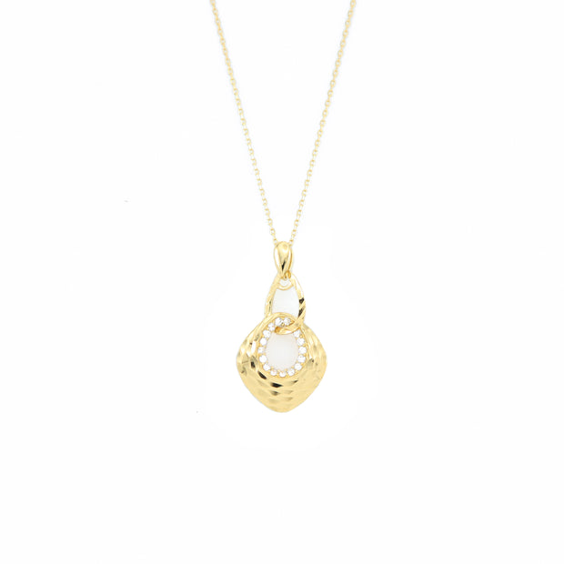 Interlocking Teardrop Necklace