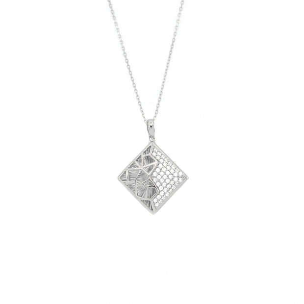 Square Webbed Necklace