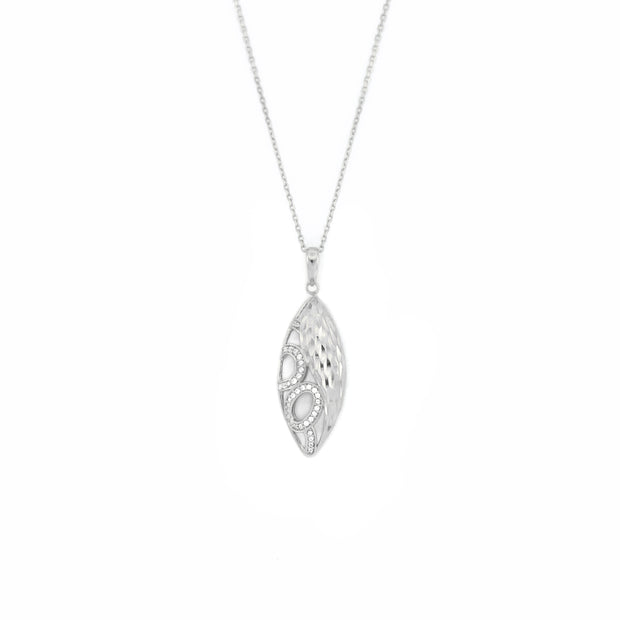 Pointed Oval Necklace