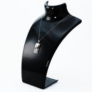 Textured Rectangular Necklace