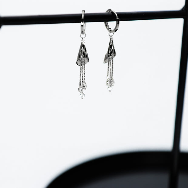 Cone stone Drop Earrings