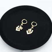 Square Shell Earrings