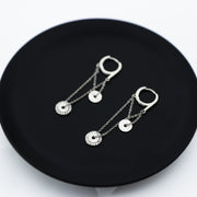 Layered Circle Drop Earrings