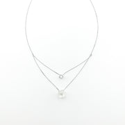 White Flower Necklace