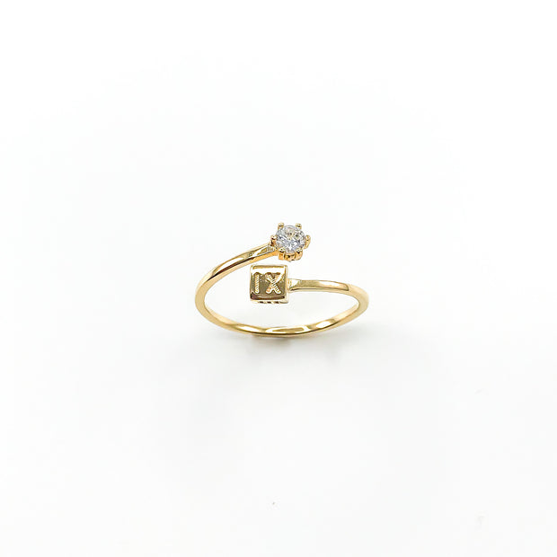 Solitaire IX Ring